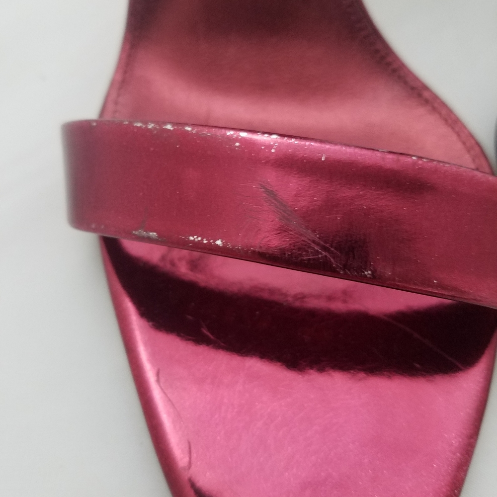 Saint laurent amber heels 37 red purple - Picture 4 of 9